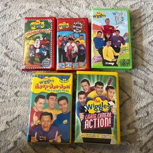 The Wiggles VHS Collection Lot Of 5